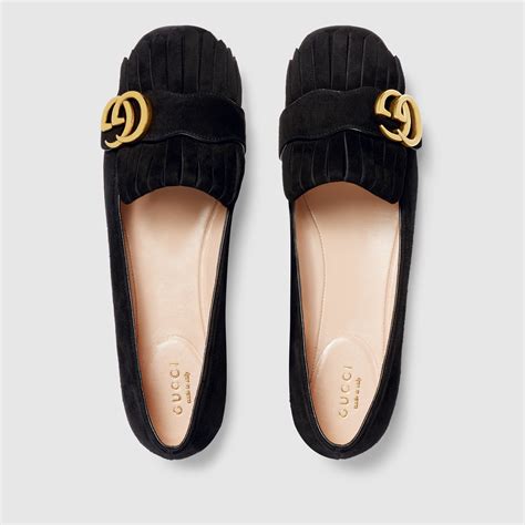 gucci shoes balett flast|Gucci ladies ballet flats.